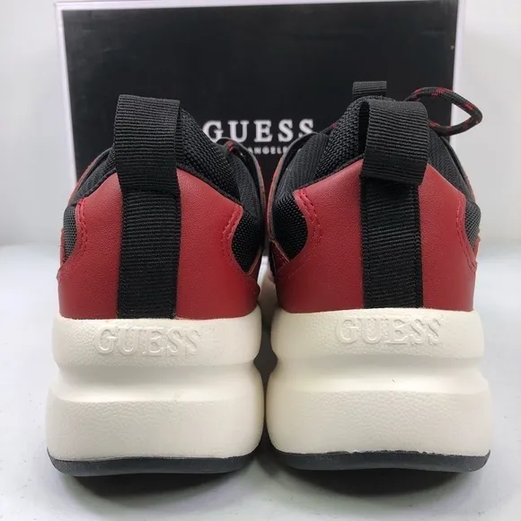 GUESS Tane Dark Red Low Top Sneakers