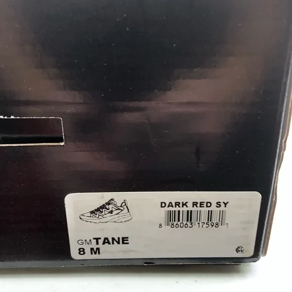 GUESS Tane Dark Red Low Top Sneakers