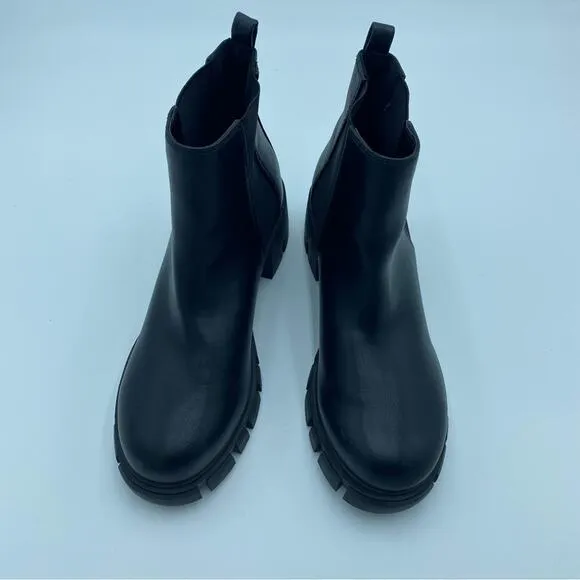Guess Women’s Boots Y2K 90's Grunge 8.5 Whimsigoth Logo Combat Black
