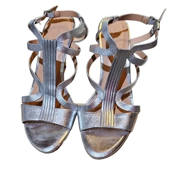 Halston Heritage Bette Stiletto Sandal in silver Metallic