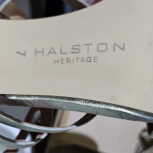 Halston Heritage Bette Stiletto Sandal in silver Metallic