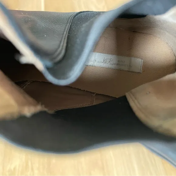 H&amp;M soft leather chelsea boots