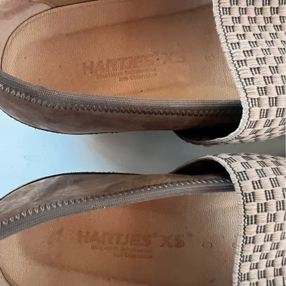 Hartjes Nubuck Ballerina Flats (UK6/US8)