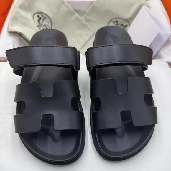 HERMES Chypre functional style pull-on non-slip fashionable sandals