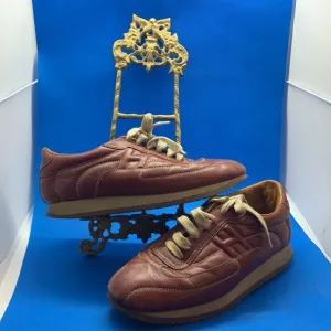 Hermès Quicker Low Top Sneakers burgundy