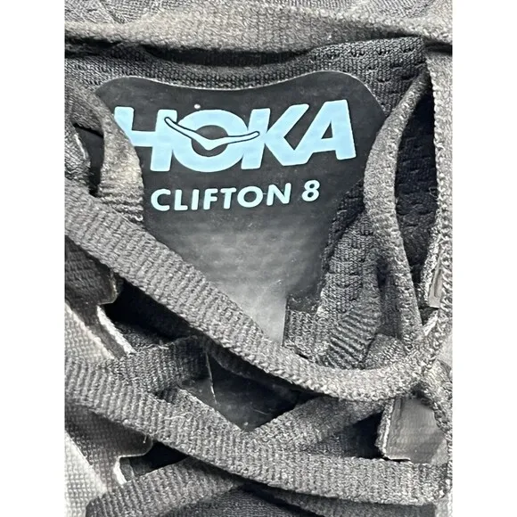 Hoka One One Low-Top Sneakers Gray M CLIFTON 8 WIDE Men 11
