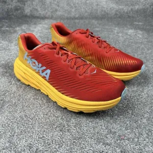 Hoka One One Rincon 3 Running Sneakers Mens 13D Fiesta Amber Yellow Low Top