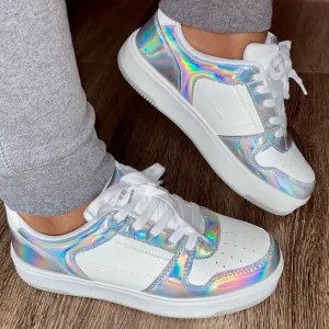 Holo and White Sneakers