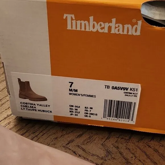 HOST pick Taupe Chelsea Timberland Boots size 7 NWT