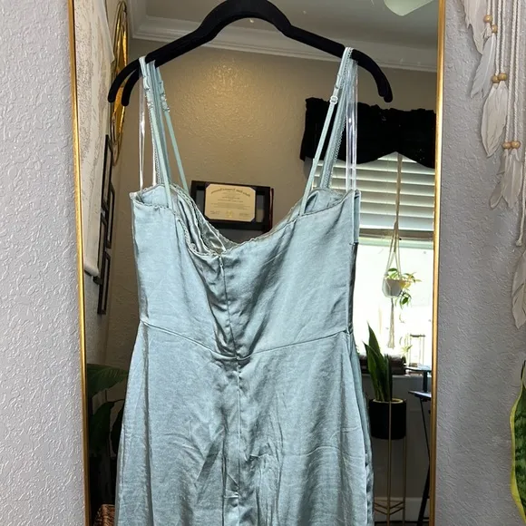 HOUSE OF CB 'Costanza' Light Jade Maxi Dress NWOT