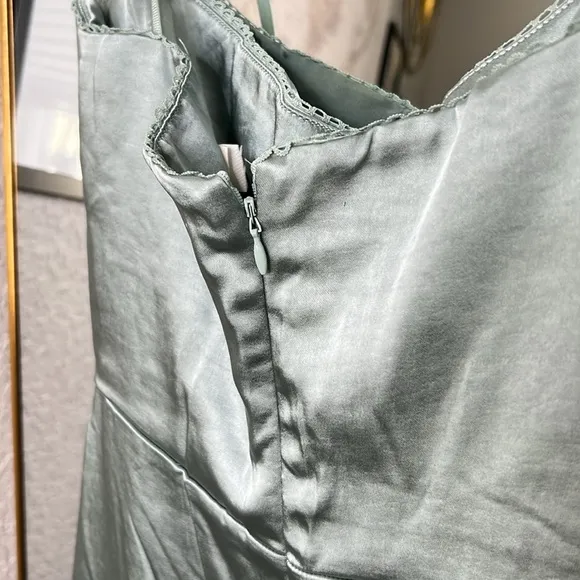 HOUSE OF CB 'Costanza' Light Jade Maxi Dress NWOT