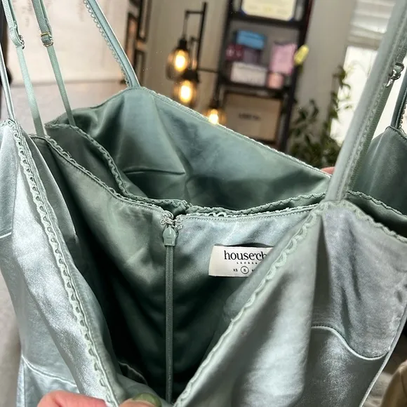HOUSE OF CB 'Costanza' Light Jade Maxi Dress NWOT