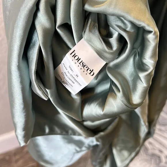 HOUSE OF CB 'Costanza' Light Jade Maxi Dress NWOT