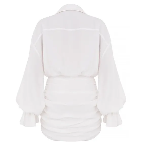 House of CB Misstress Rocks It’s A Wrap Draped Shirt Dress
