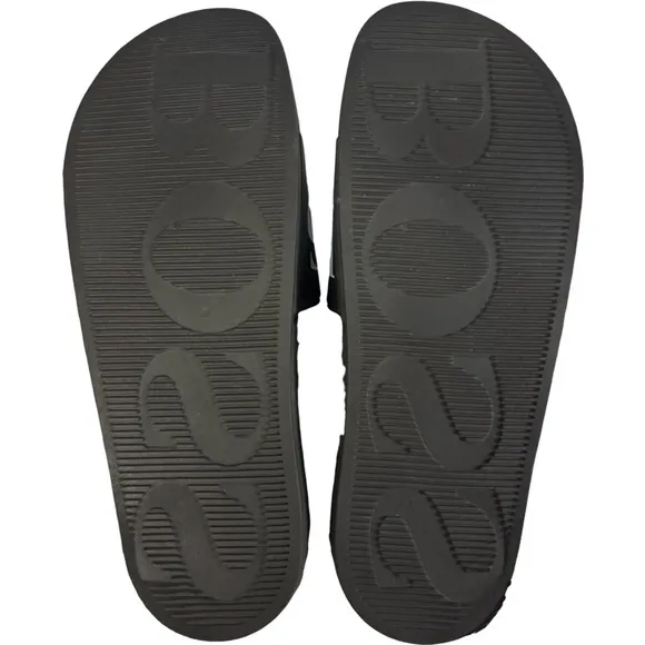 Hugo Boss Bay Slides Black Men's Sandals Size 10