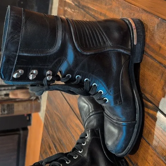 Hugo boss combat boots