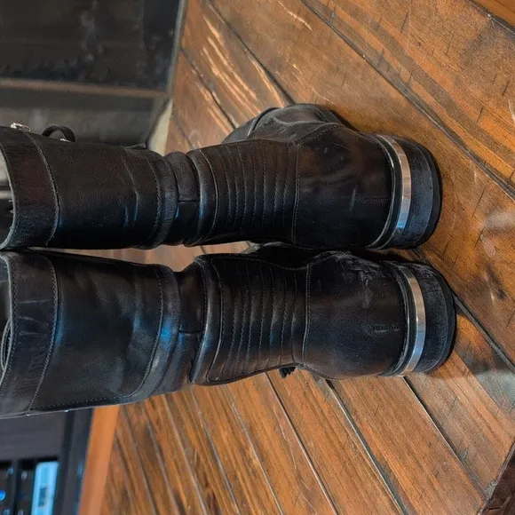 Hugo boss combat boots