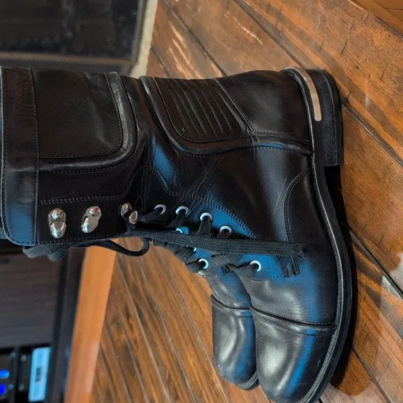 Hugo boss combat boots