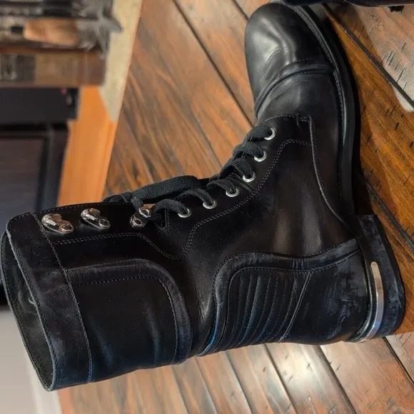 Hugo boss combat boots