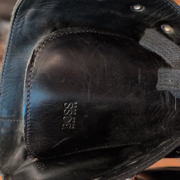 Hugo boss combat boots