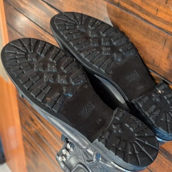 Hugo boss combat boots