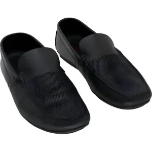 Hugo Boss Men's Noel Black Moccasin Driving Loafers Size 12 M