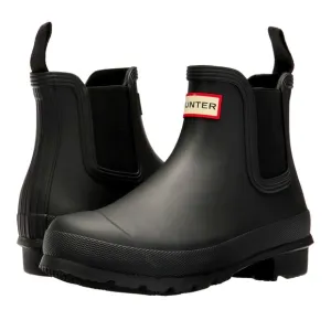 Hunter Black Chelsea Boots 8 women’s