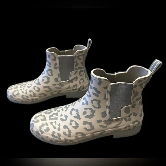 HUNTER BOOT - REFINED LEOPARD CHELSEA BOOTIES