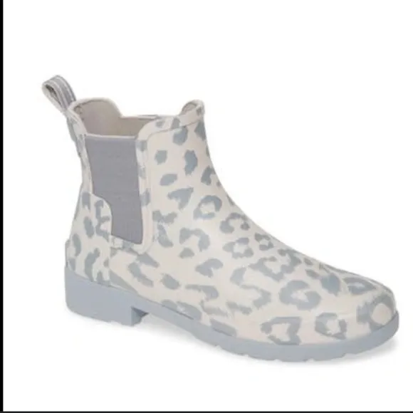 HUNTER BOOT - REFINED LEOPARD CHELSEA BOOTIES
