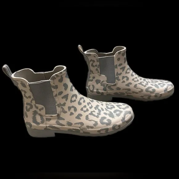 HUNTER BOOT - REFINED LEOPARD CHELSEA BOOTIES