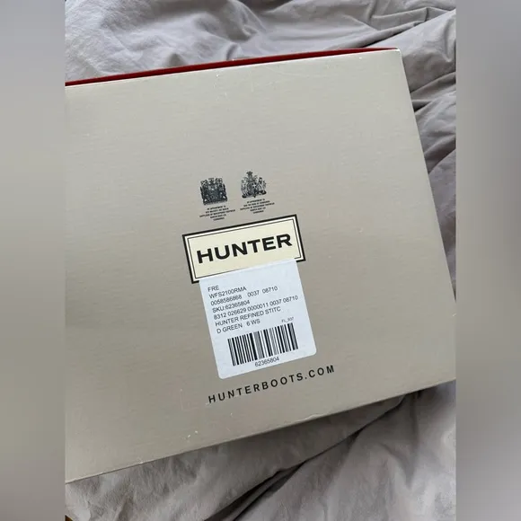 Hunter Boots Refined Chelsea Stitch Detail Wellington Boots