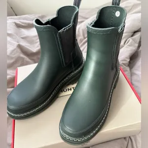 Hunter Boots Refined Chelsea Stitch Detail Wellington Boots