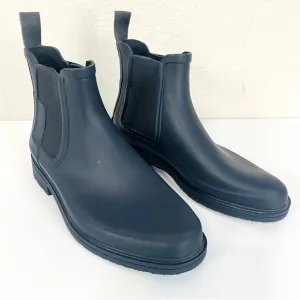 Hunter Navy Refined Slim Fit Chelsea Boots Size 8