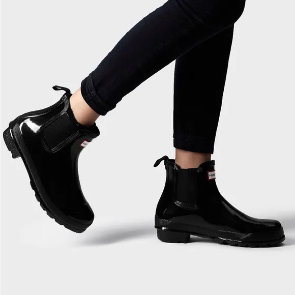 Hunter Original Chelsea Gloss Boots Women’s Size 7 Rain Boots