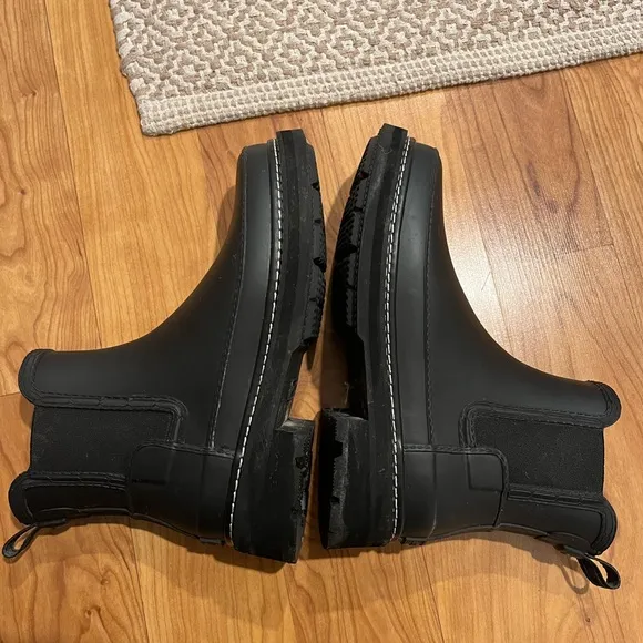 Hunter Refined Chelsea ankle rain boots