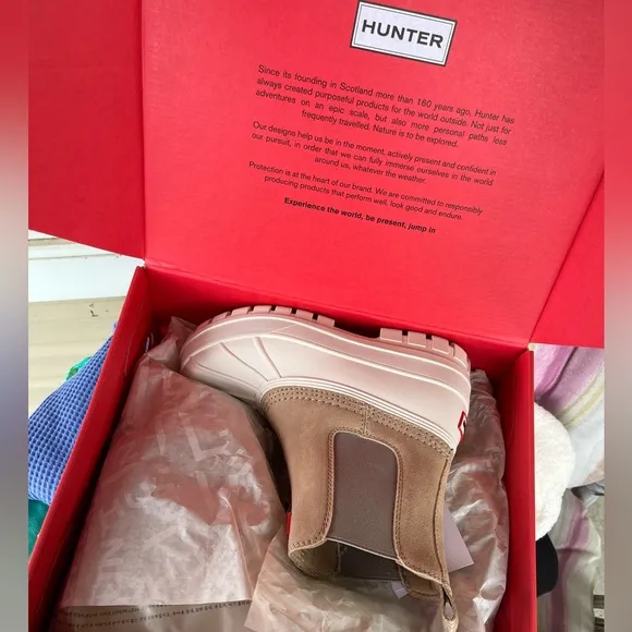 Hunter sutton Chelsea duck boots millstone shoes