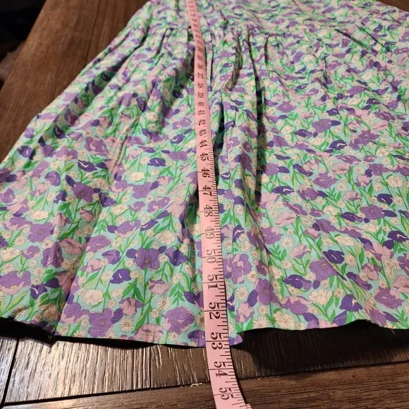 Hyacinth House Multi Floral Bellflower Maxi Dress NWT Blue XS