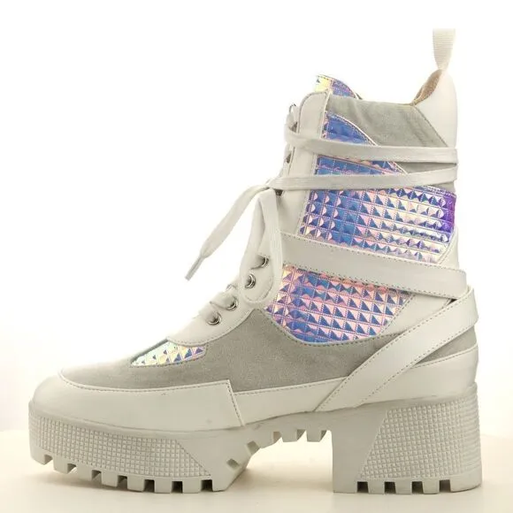 ICEY MERMAID COMBAT BOOTS 🔥