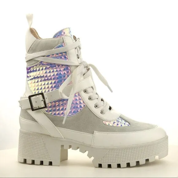 ICEY MERMAID COMBAT BOOTS 🔥