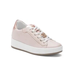 IGI&amp;CO Pink Made In Italy Leather Comfort Sneakers