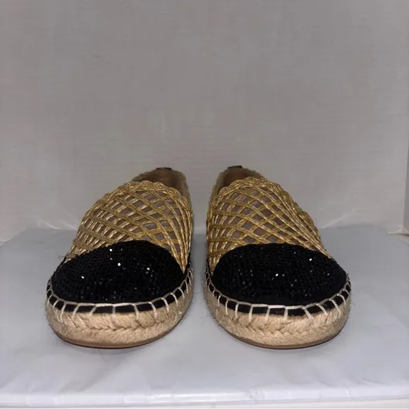 INC Corvina Capped-Toe Woven Espadrille Flats