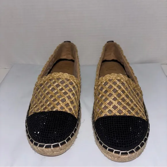 INC Corvina Capped-Toe Woven Espadrille Flats
