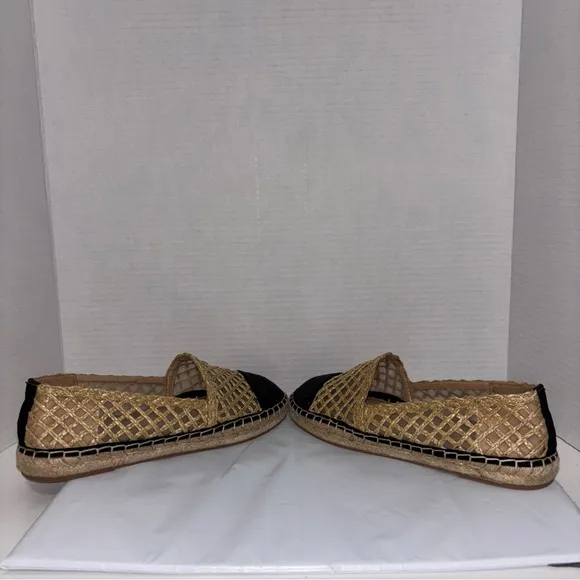 INC Corvina Capped-Toe Woven Espadrille Flats