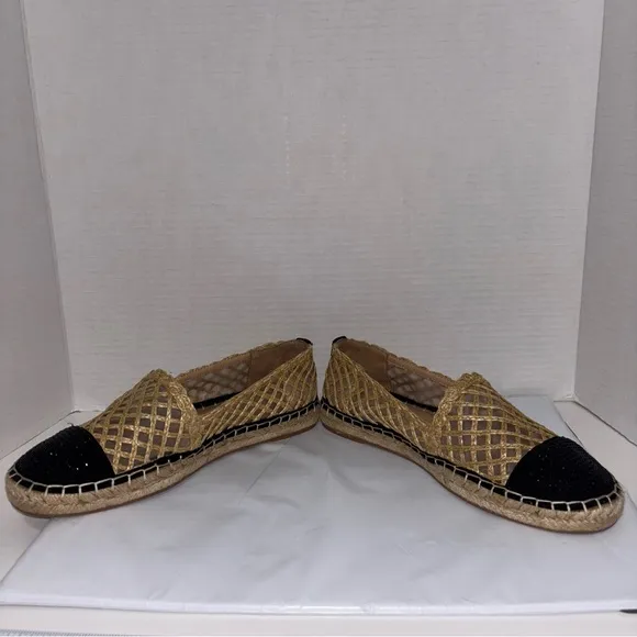 INC Corvina Capped-Toe Woven Espadrille Flats