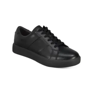 INC Mens Black Comfort Ezra Round Toe Platform Lace-Up Sneakers 9.5 M