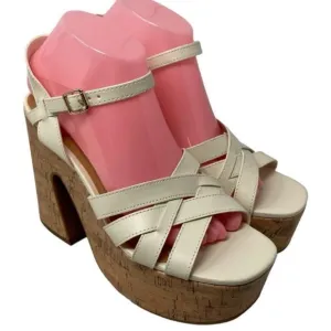 Indigo Rd. Womens Lourin2 Heeled Sandals, White, NWOTSize 8.5