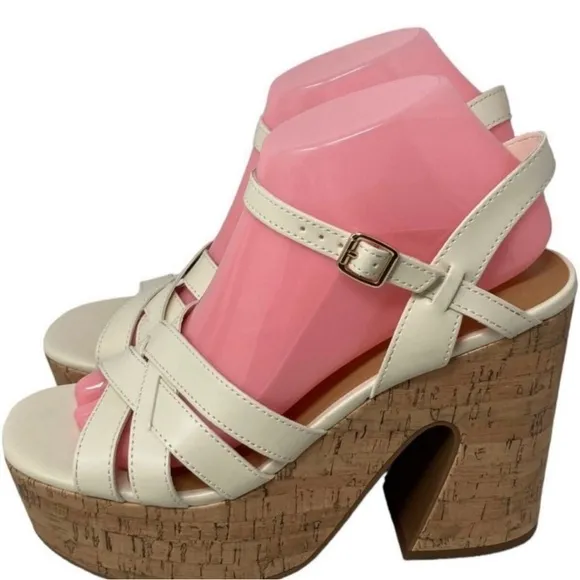 Indigo Rd. Womens Lourin2 Heeled Sandals, White, NWOTSize 8.5