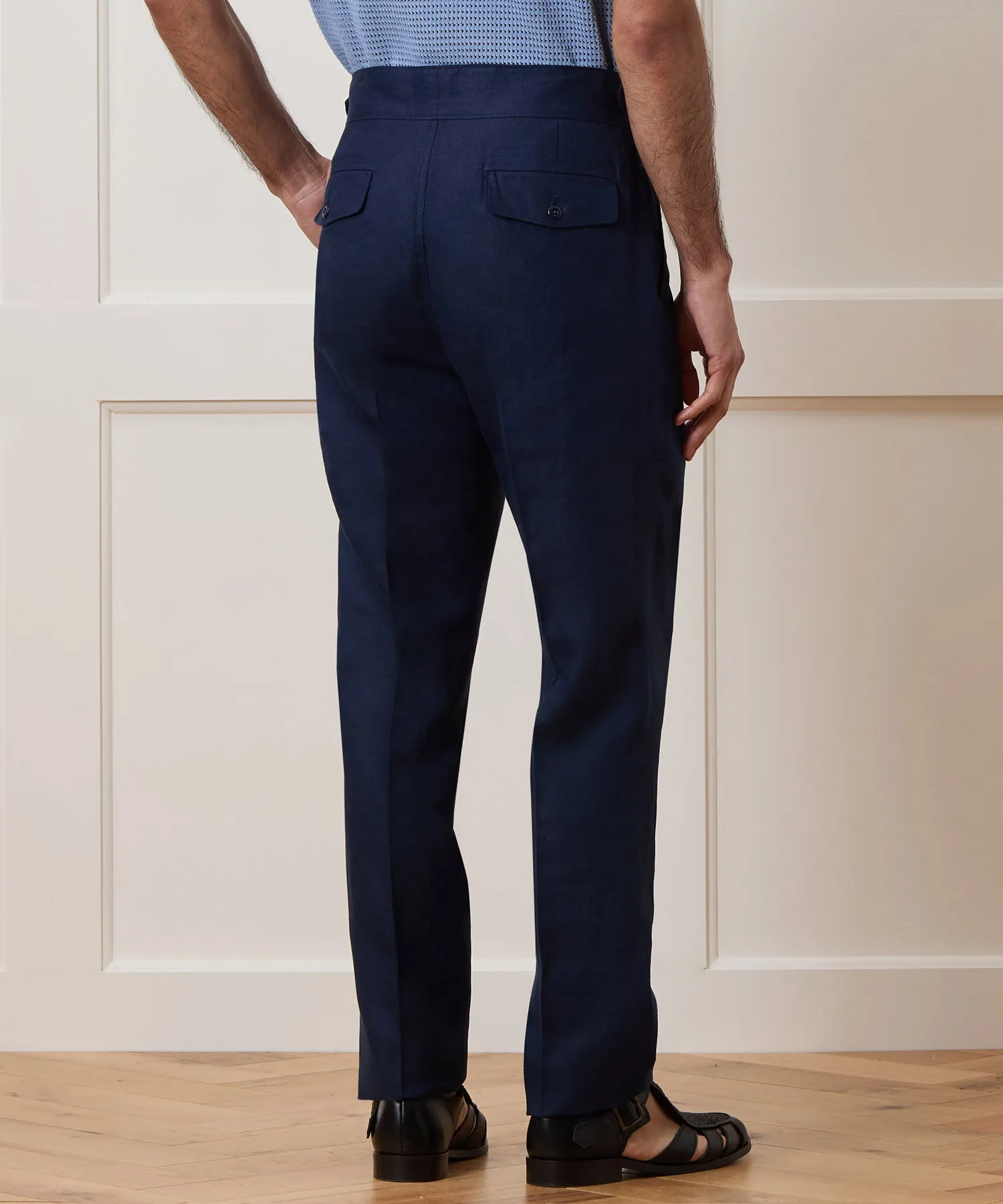 Irish Linen Gurkha Trouser
