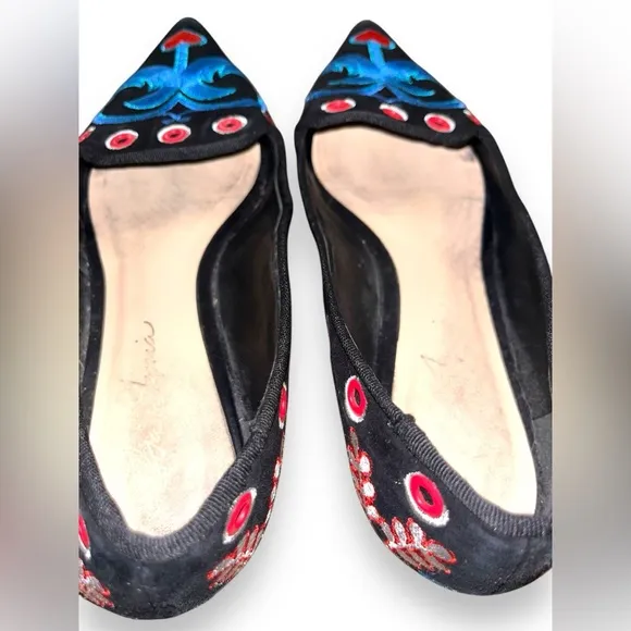 Isa Tapia Rocio suede loafer flats 37