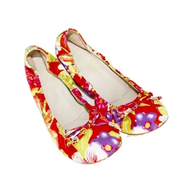 Ivanka Trump 'Magnolia' Floral Ballet Flats, Size 8